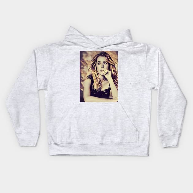 Dana Scully fanart Kids Hoodie by TheisDeschain